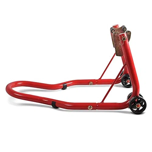 Caballete Moto Trasero Delantero Compatible para Triumph Thruxton 1200 / R CS Rojo