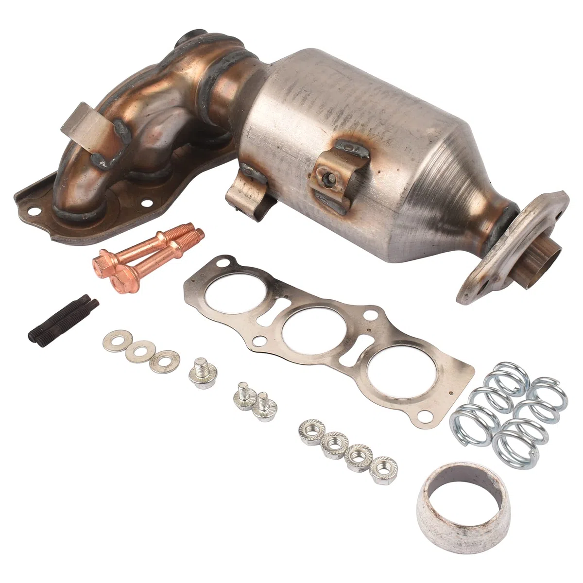 Convertidor catalítico con kit de montaje Reemplazo para CI-TROËN C1, 107 (PM_, PN_) 1.0 AYGO (_B1_) 1.0 2005-2014 1714040030 0342.L5
