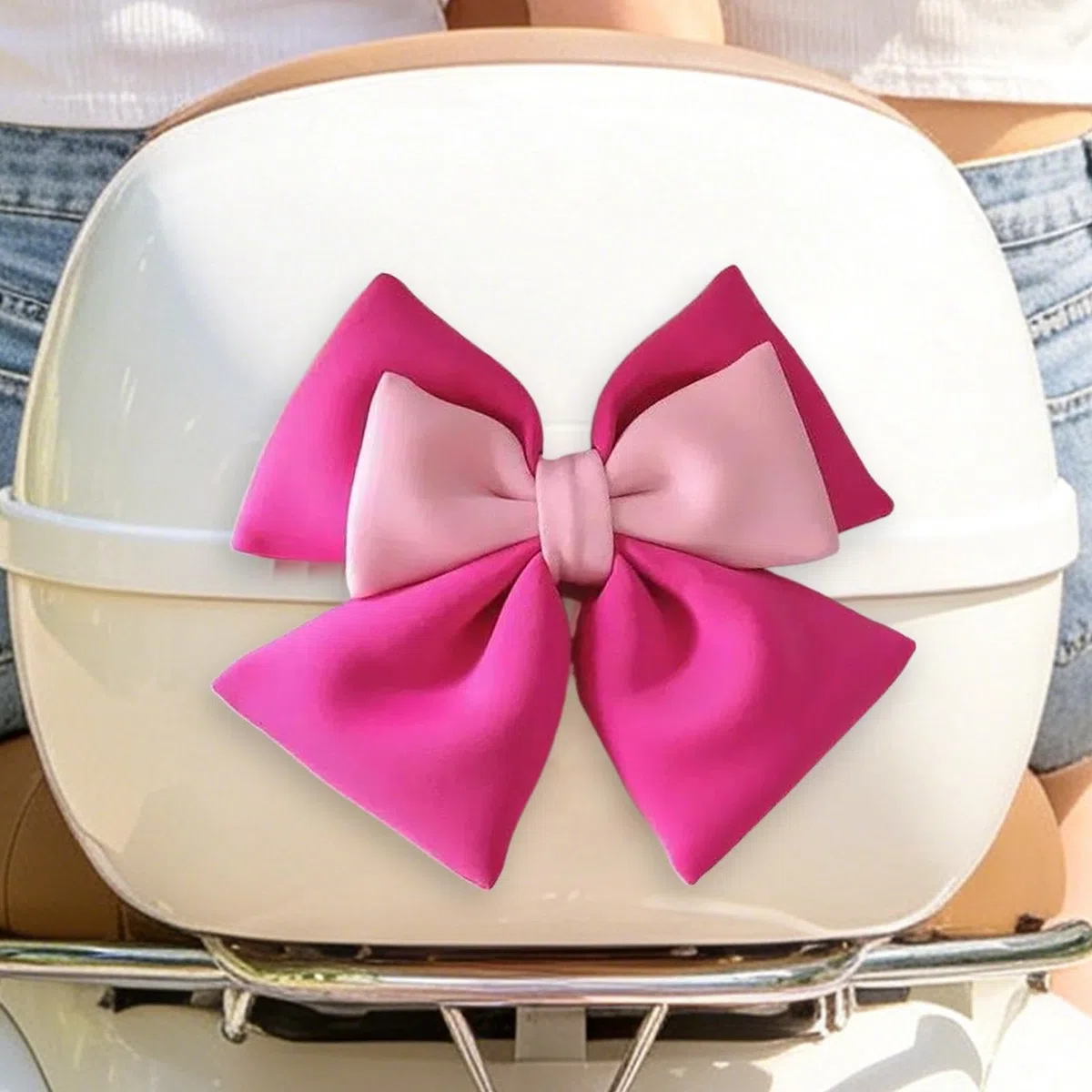 para Casco de Moto,Decoración 3D para Coche Scooter | Trasero para Parachoques,para Mujeres Conductoras Moto Scooter Eléctrico Parachoques Trasero Coche