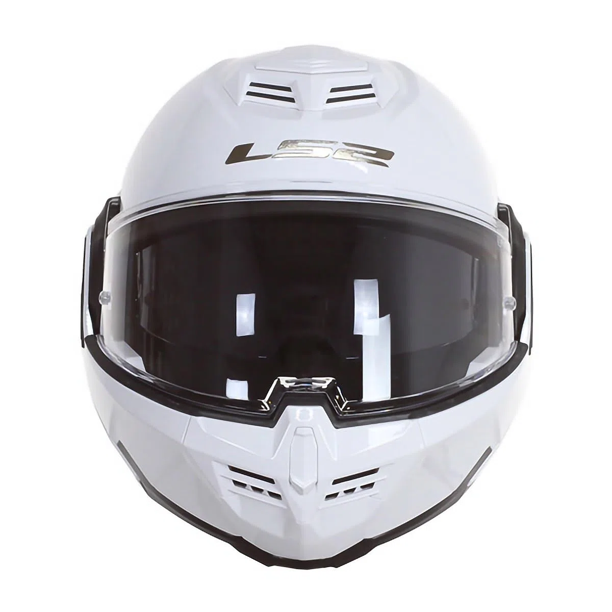 LS2, Casco Moto Modular ADVANT SOLID White, M