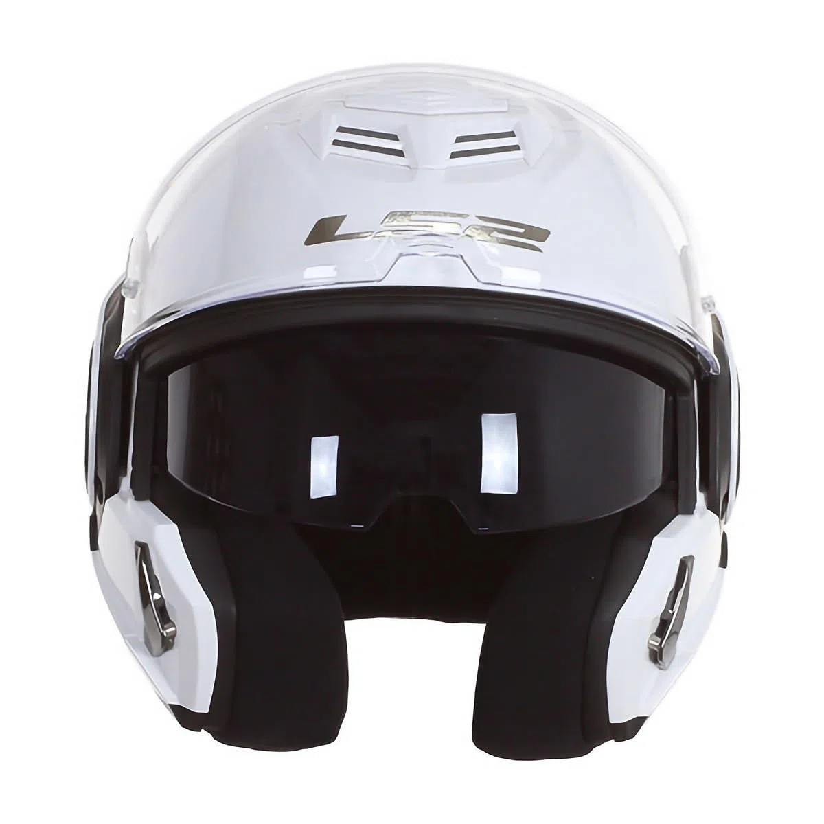 LS2, Casco Moto Modular ADVANT SOLID White, M