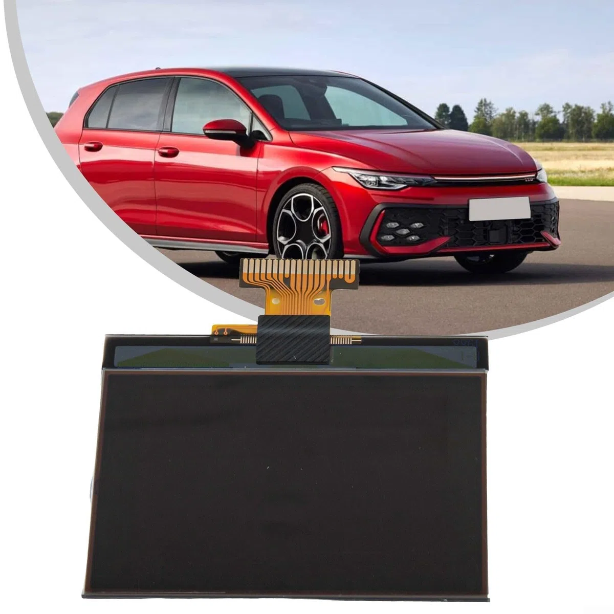 Pantallas LCD para salpicadero de repuesto para Golf V/para Passat B6/Jetta Mk5 para Eos para Scirocco III Seat para Skoda Black OEM 1TD920862