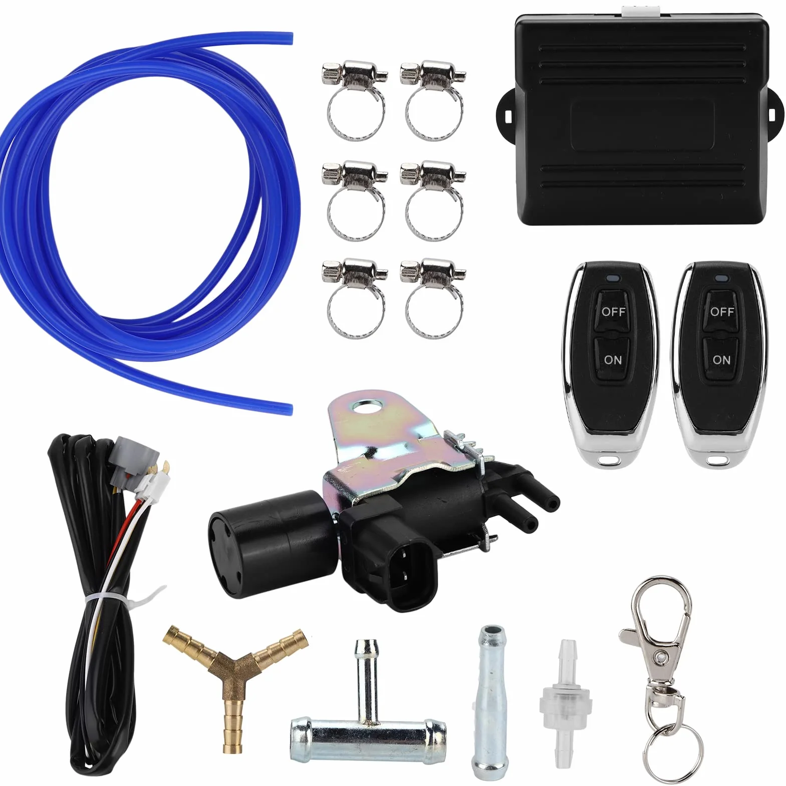 Kit de Controlador de Válvula de Escape Inalámbrico Universal, Aplicación de Coche con Control Remoto Al Vacío