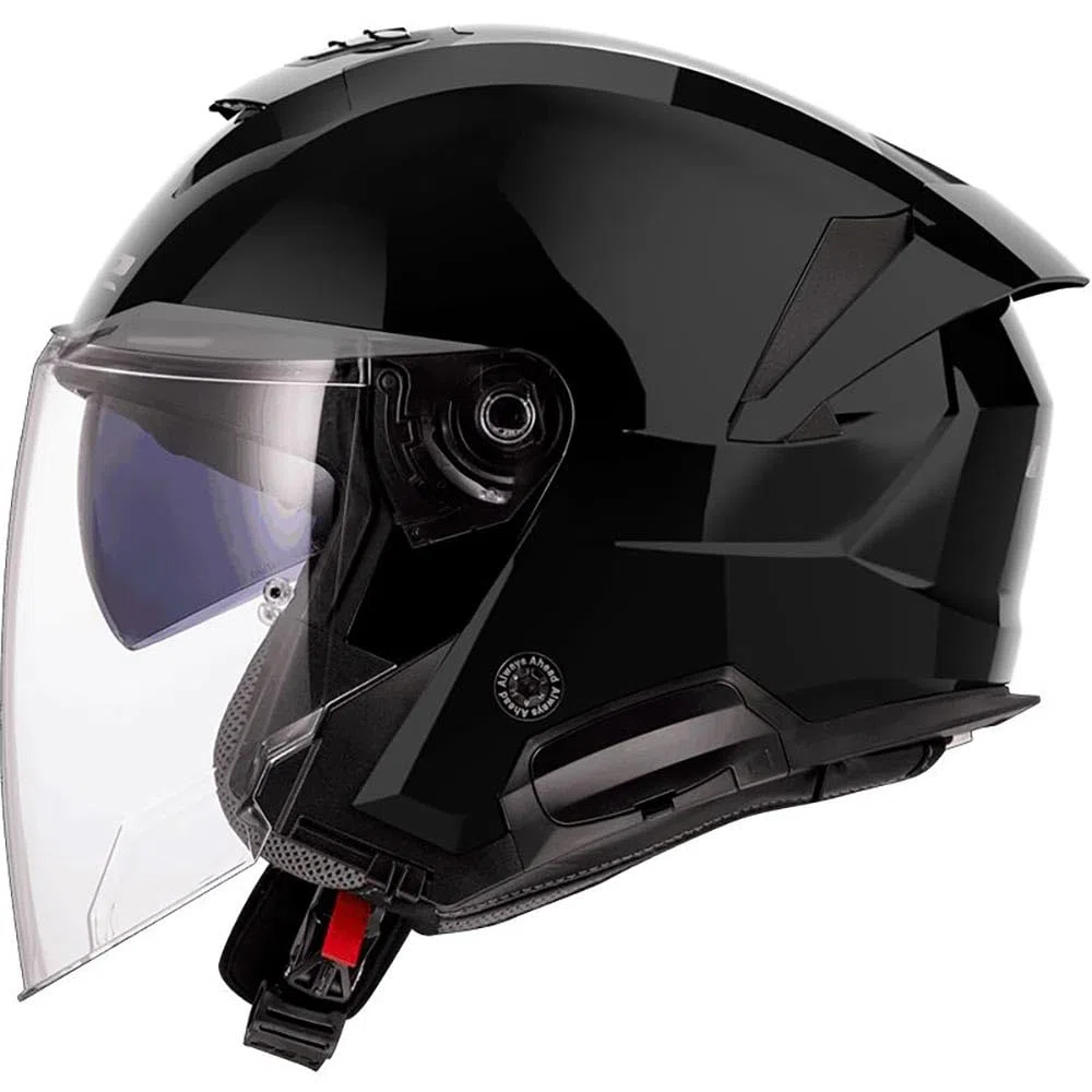 LS2, Casco Moto Jet VERSO II SOLID Gloss Black, S