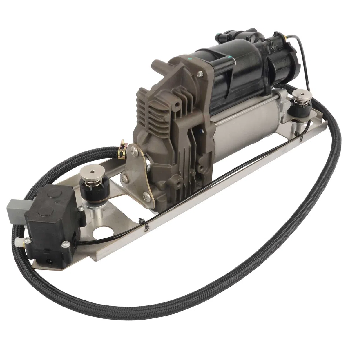 Bisenya Bomba compresor de aire con soporte 37106793778 37206792855 compatible con 5 Touring E61 520d 520i 523i 525xd 525xi 525d 2004-2010
