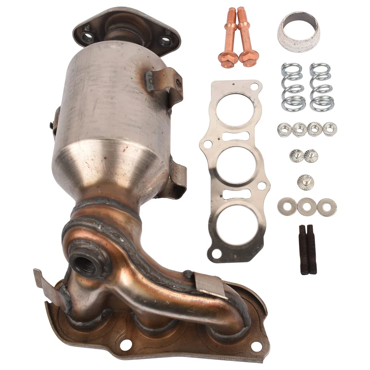 Convertidor catalítico con kit de montaje Reemplazo para CI-TROËN C1, 107 (PM_, PN_) 1.0 AYGO (_B1_) 1.0 2005-2014 1714040030 0342.L5