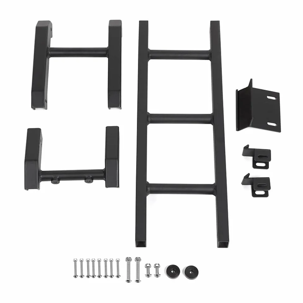 Escalera de puerta trasera de coche de aluminio para puerta trasera para Suzuki Jimny 2019 + cola trasera