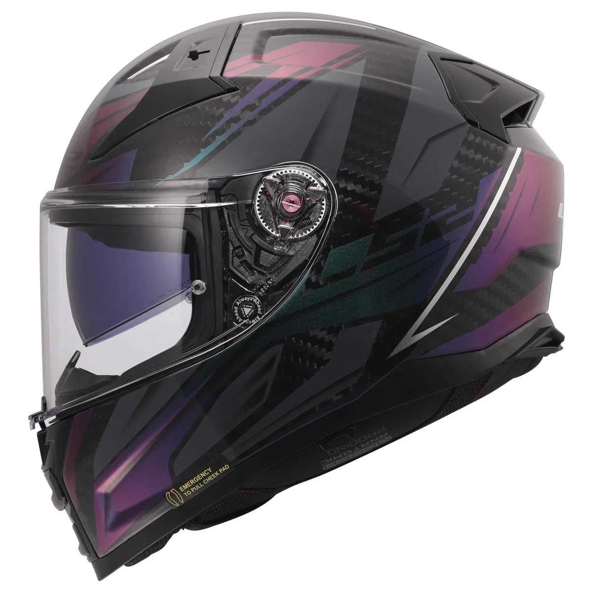 LS2, Casco Moto Integral VECTOR II CARBON SAVAGE Chameleon, 4XL