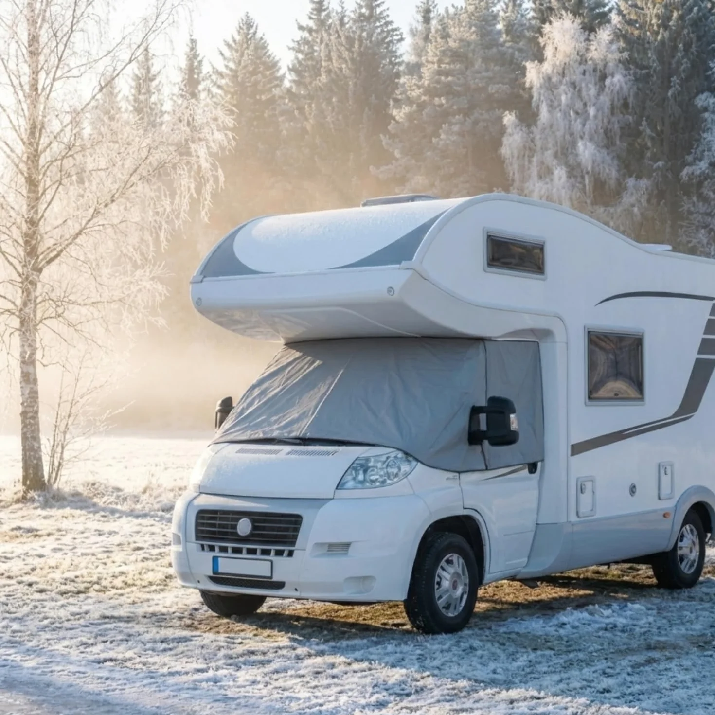 Frontschutzplane Fiat Ducato Typ 250 290 | AB 2006 | Thermomatte | Bugschutzplane