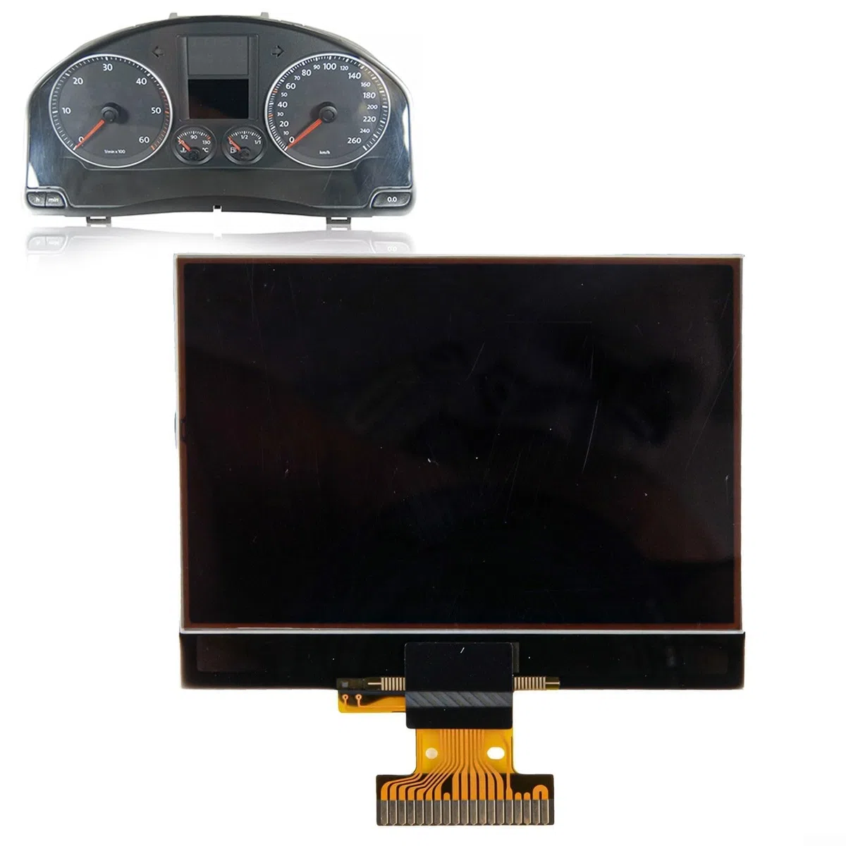 Pantallas LCD para salpicadero de repuesto para Golf V/para Passat B6/Jetta Mk5 para Eos para Scirocco III Seat para Skoda Black OEM 1TD920862