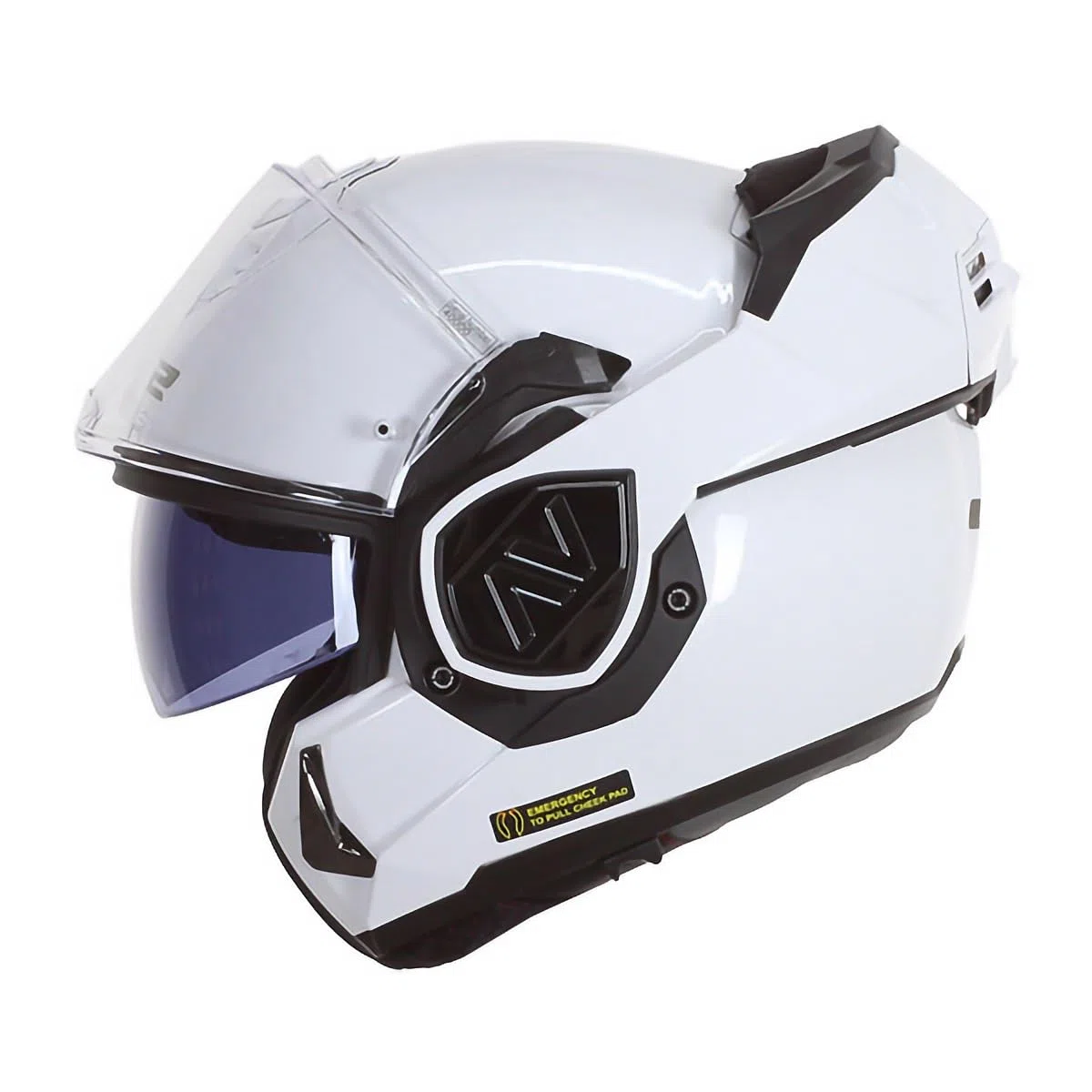 LS2, Casco Moto Modular ADVANT SOLID White, M