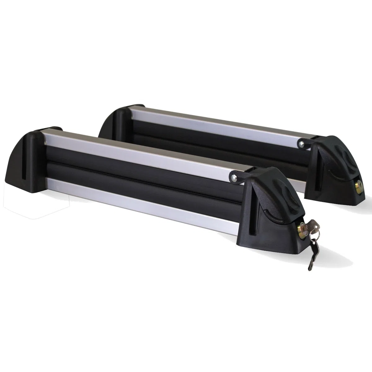Menabo - Portaesquís de aluminio (hasta 4 pares de esquíes, incluye extensión para esquíes tipo Carving)