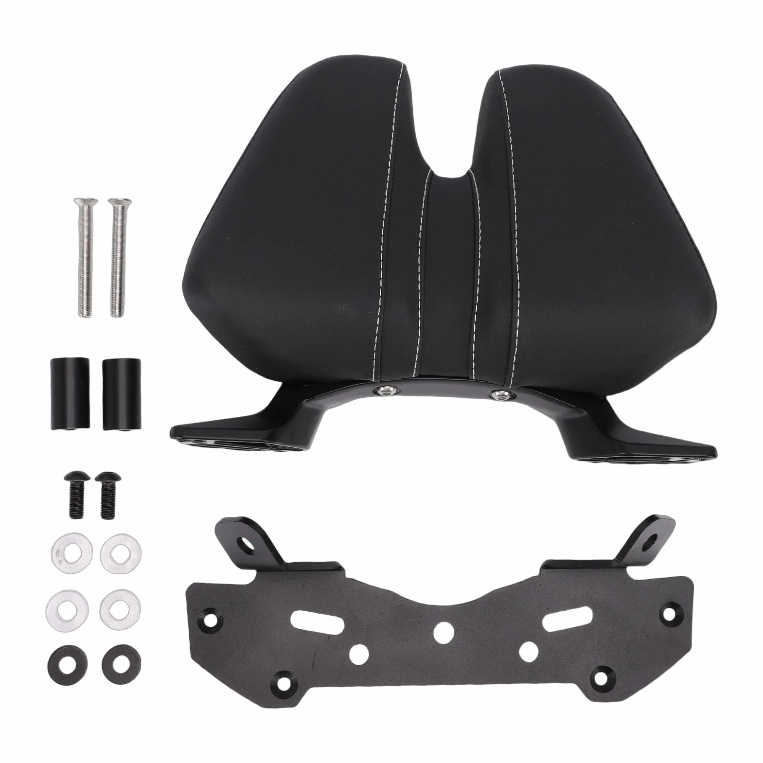 Generic Respaldo del Pasajero Sissy Bar Reemplazo Elegante de Alta Elasticidad para ZONTES 368G Función Impermeable Aumenta la Seguridad de Conducción para Motociclistas