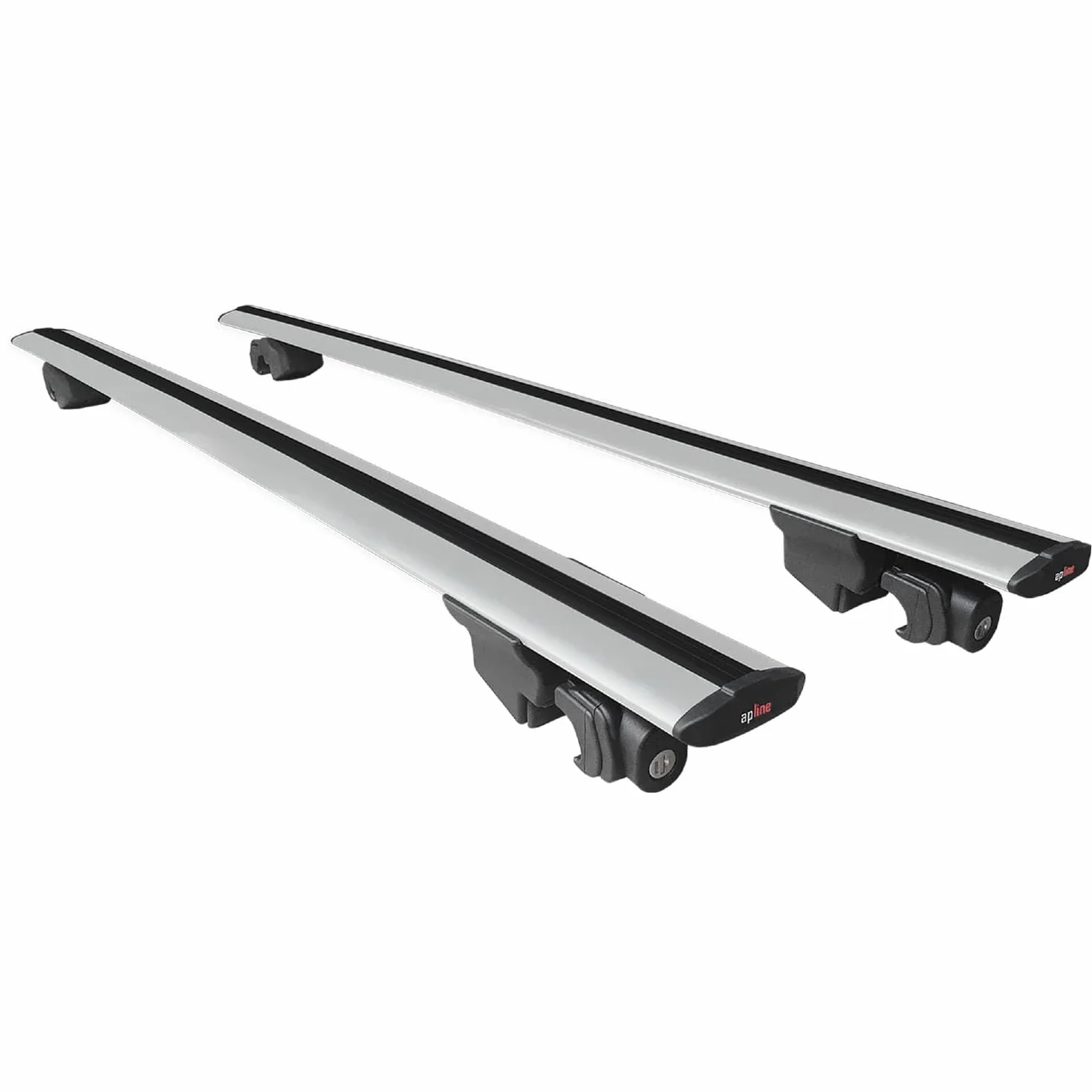 Compatible con Seat Altea XL (5P) 2006-2015 Modelo Hook Barra de Techo Auto Portaequipajes Barras Transversales Gris Aluminio 2 Barras
