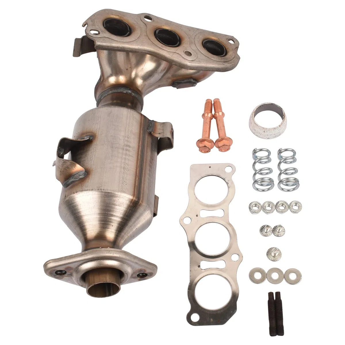 Convertidor catalítico con kit de montaje Reemplazo para CI-TROËN C1, 107 (PM_, PN_) 1.0 AYGO (_B1_) 1.0 2005-2014 1714040030 0342.L5