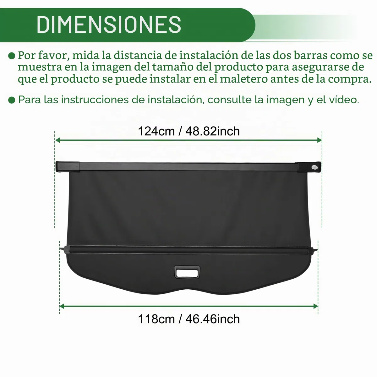 Motoforti Cubierta Retráctil Para Maletero Para Mercedes Clase B W246 11-18 | Color Negro Brillante, Material Aleación De Aluminio Y Lona, Tamaño 124 Cm Y 118 Cm, Para B180 B200 B260