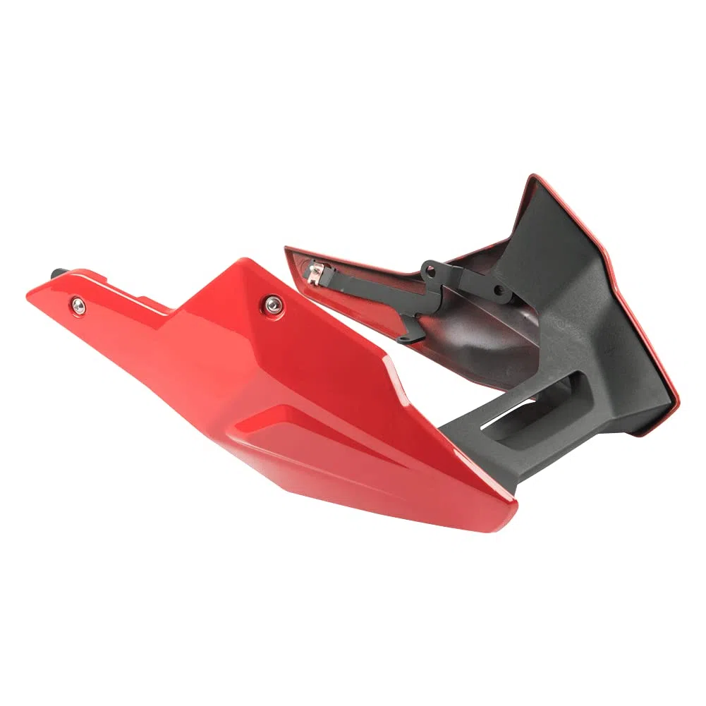 Kit de Cuerpo de Cubierta de carenado Inferior para alerón de Motor de Motocicleta Compatible con F900R F900XR F 900 R F 900 XR Accesorios 2020 2021 2022 (Rojo)
