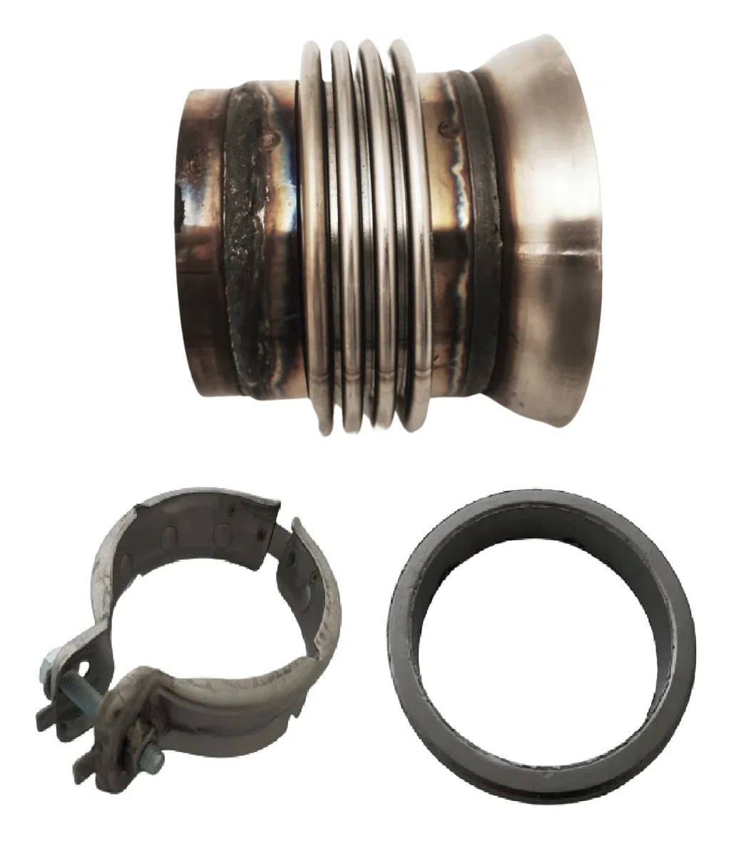 Apto para W906 Sprinter Flexrohr Flexstück Flammrohr Hosenrohr Tubo de escape delantero 76 x 96 mm Interior 72 mm Schelle Dichtring