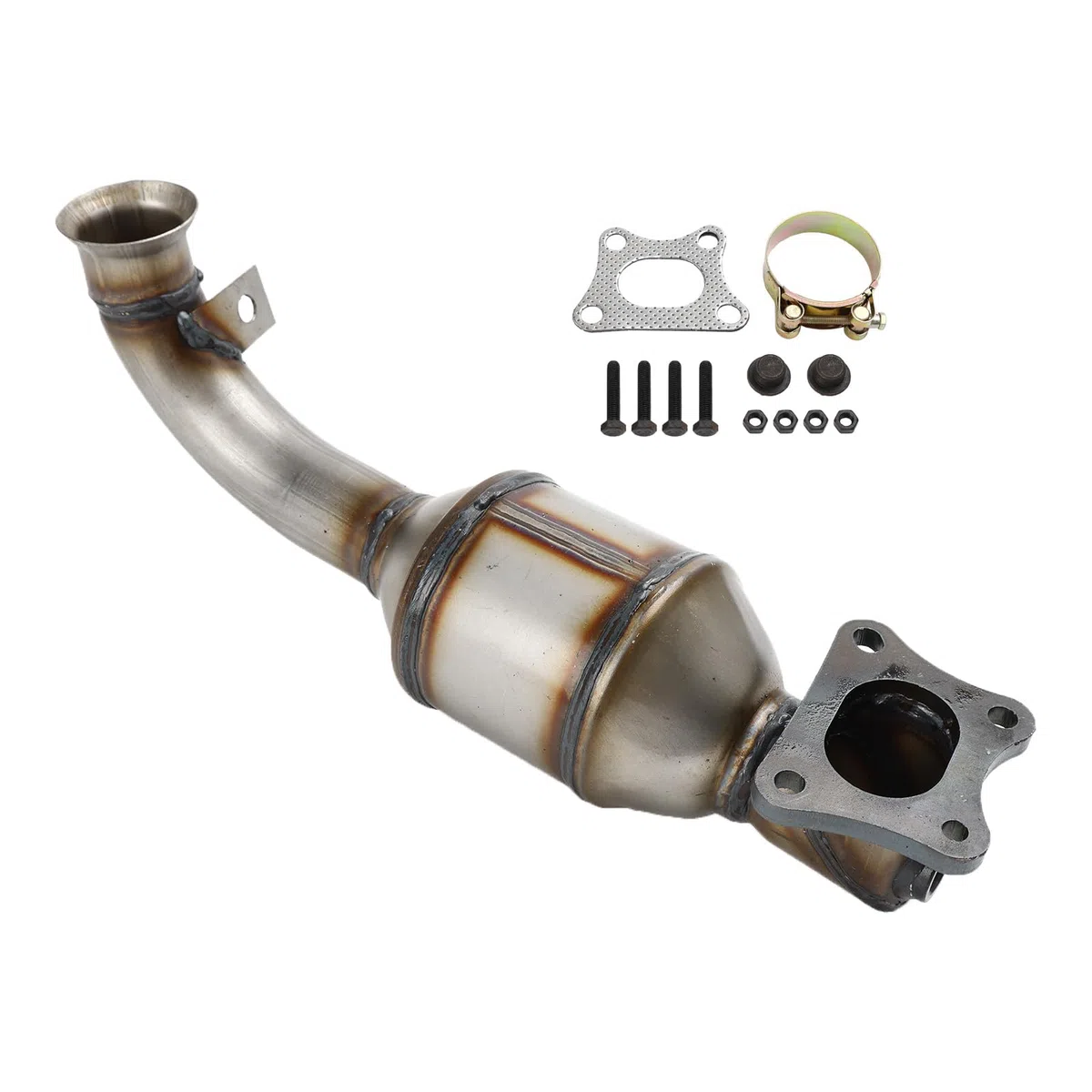 Topteng Catalytic Converter 9822117480 Apto para Peugeot 108 208 301 308 II Apto para Citroen C1 C3 C4 DS3 1.2 VTi
