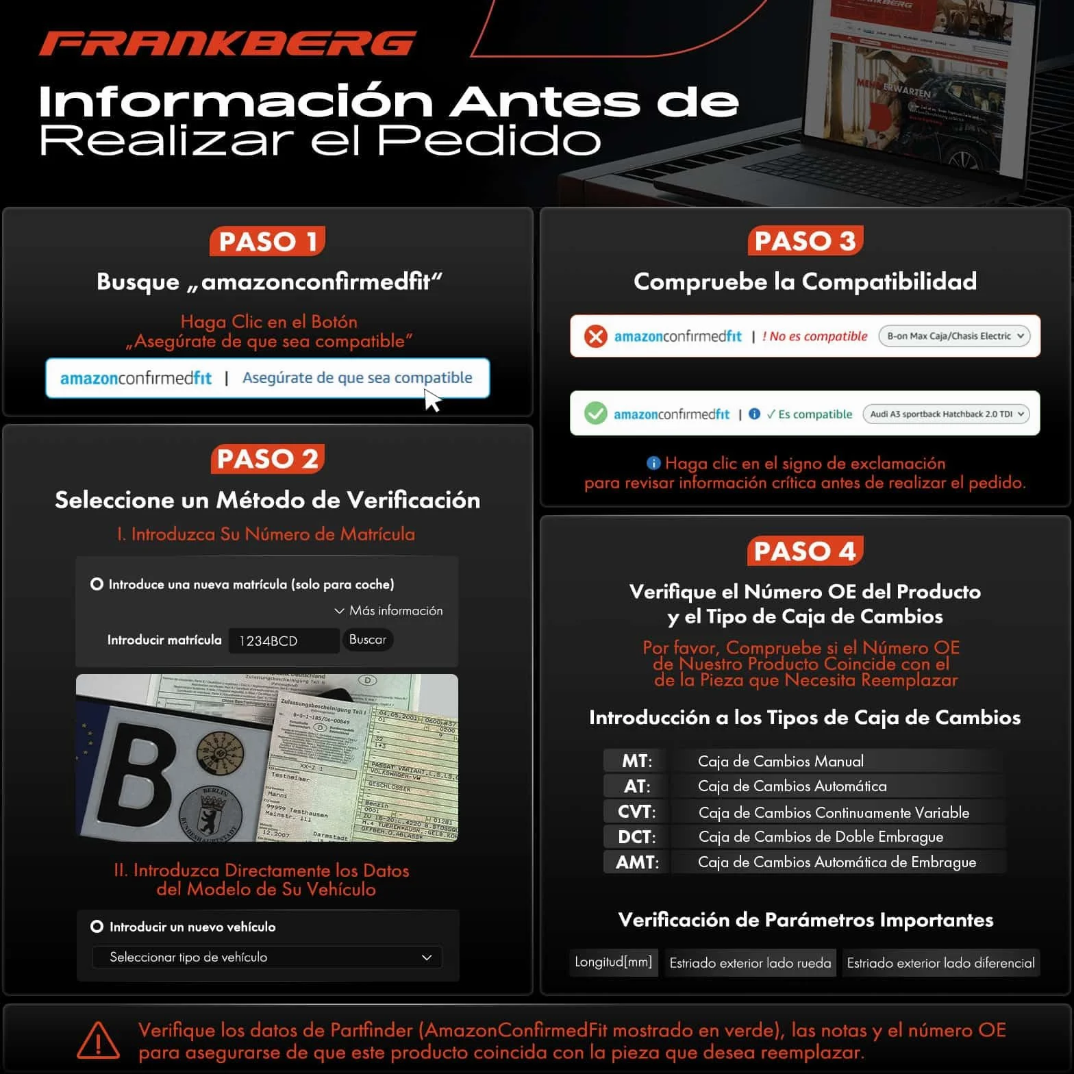 Frankberg 2x Eje motriz Eje de transmisión Caja de cambios manual con ABS Ring Eje delantero Compatible con Galaxy WGR 1.9L-2.8L 1995-2006 Alhamb.ra 7V8 7V9 1996-2010 Replace# 7M3407271
