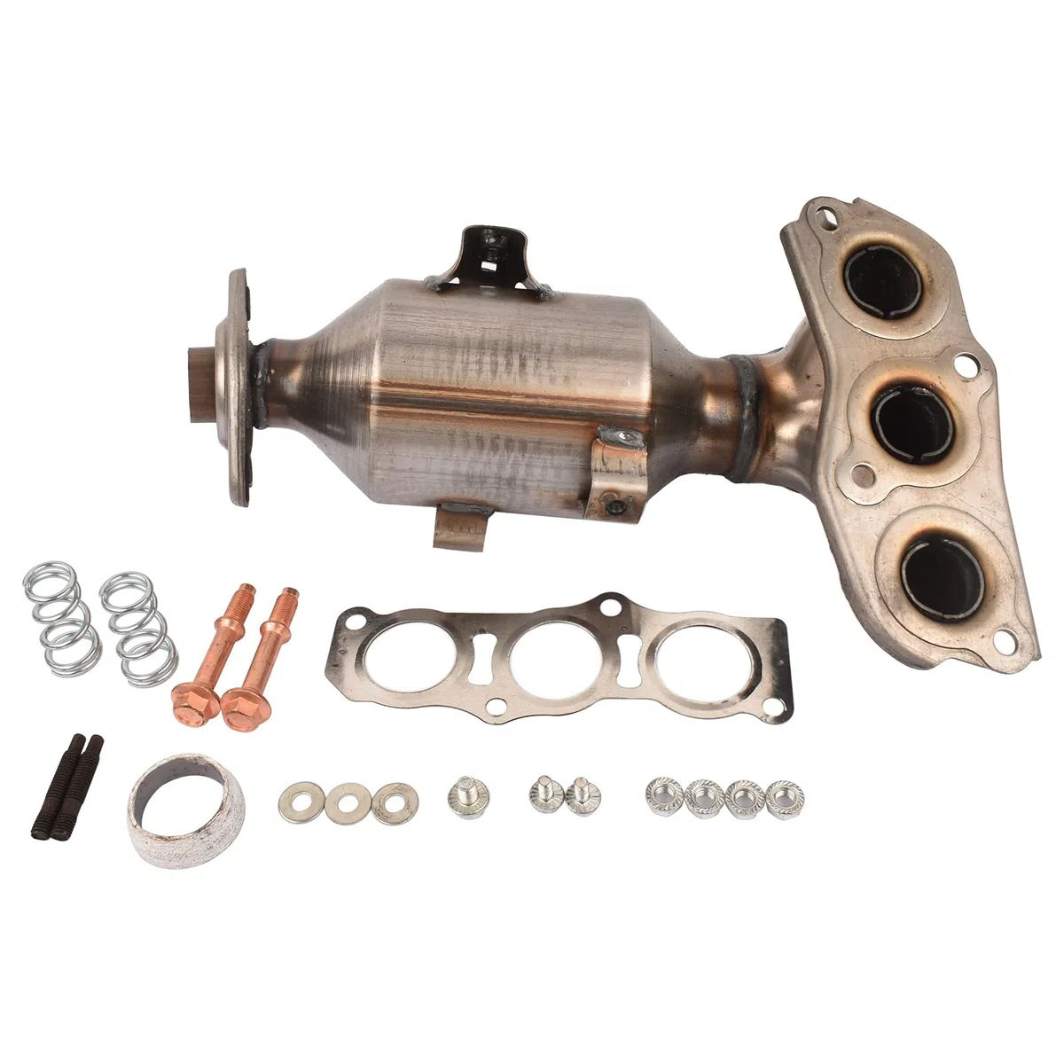 Convertidor catalítico con kit de montaje Reemplazo para CI-TROËN C1, 107 (PM_, PN_) 1.0 AYGO (_B1_) 1.0 2005-2014 1714040030 0342.L5