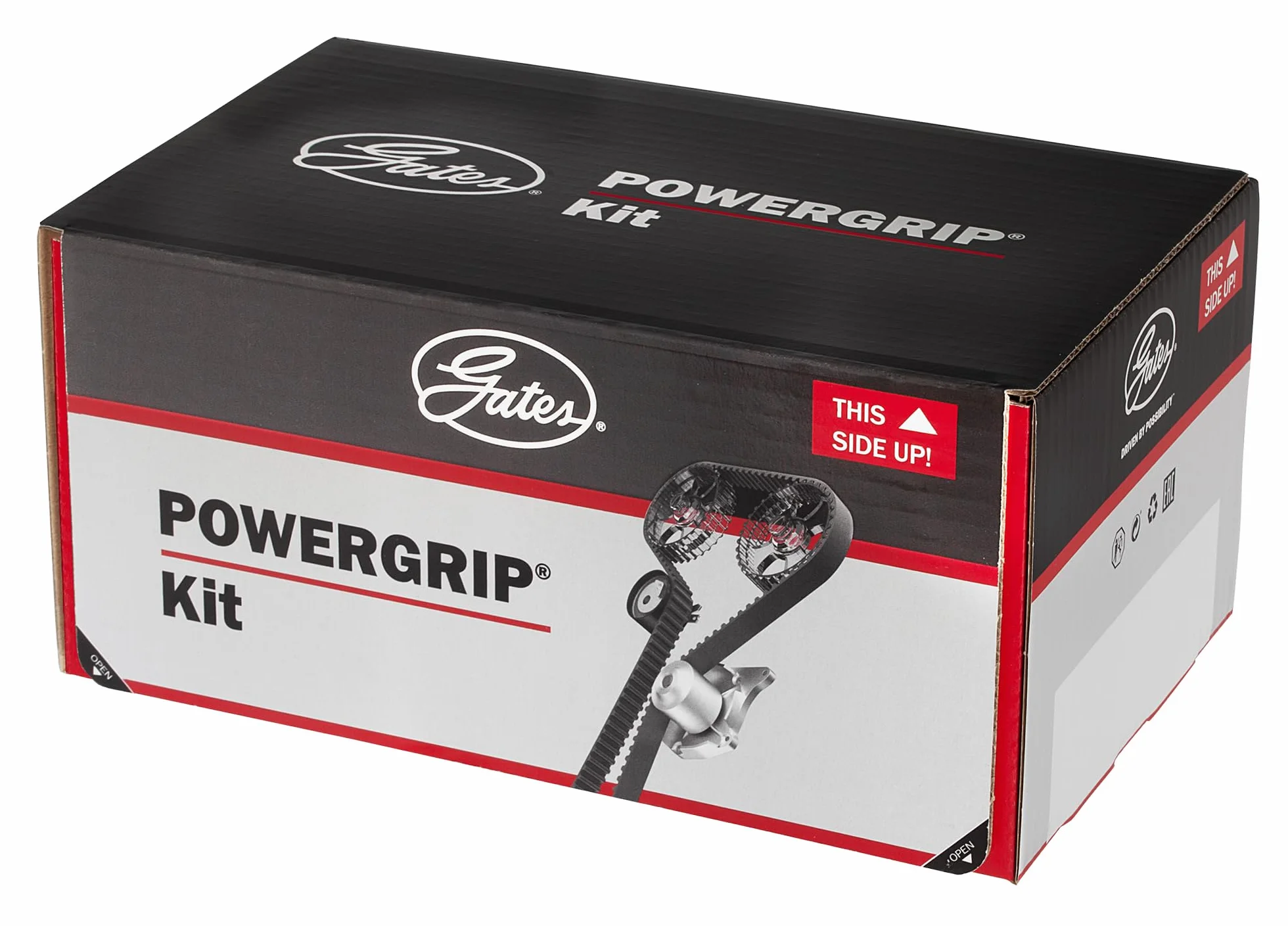 GATES KP55569XS-2 Bomba de agua + kit de correa de distribución Número de dientes: 120 30 mm con bomba de agua Compatible con SKODA Fabia II Combi 545 Octavia II Combi 1Z5, AUDI A3 Sportback 8PA, VW