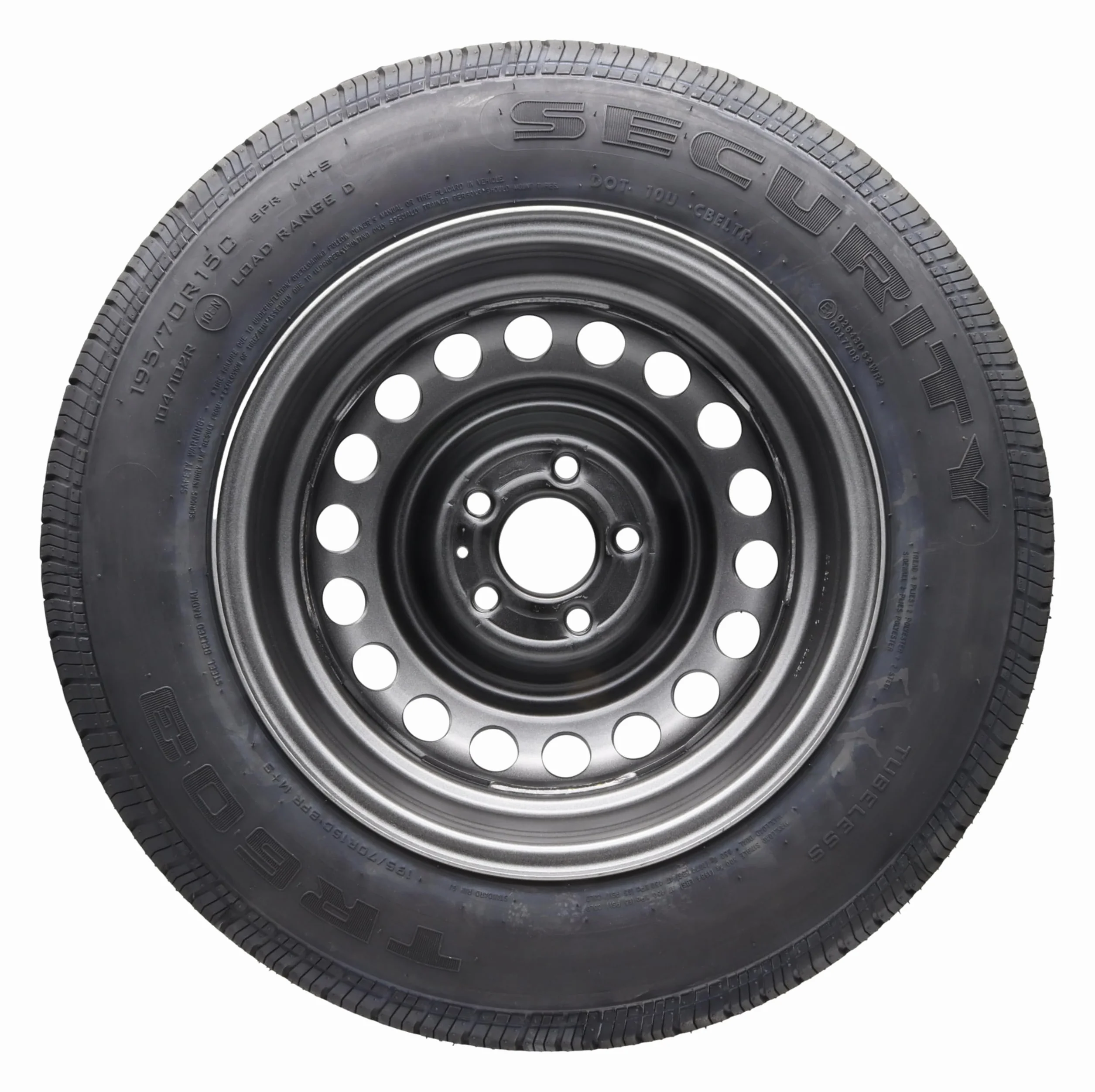 p4U Rueda completa | 195/70R15C 5,5Jx15 112x5 8PR TR603 ET30 Neumático Rueda Remolque Trailer, m