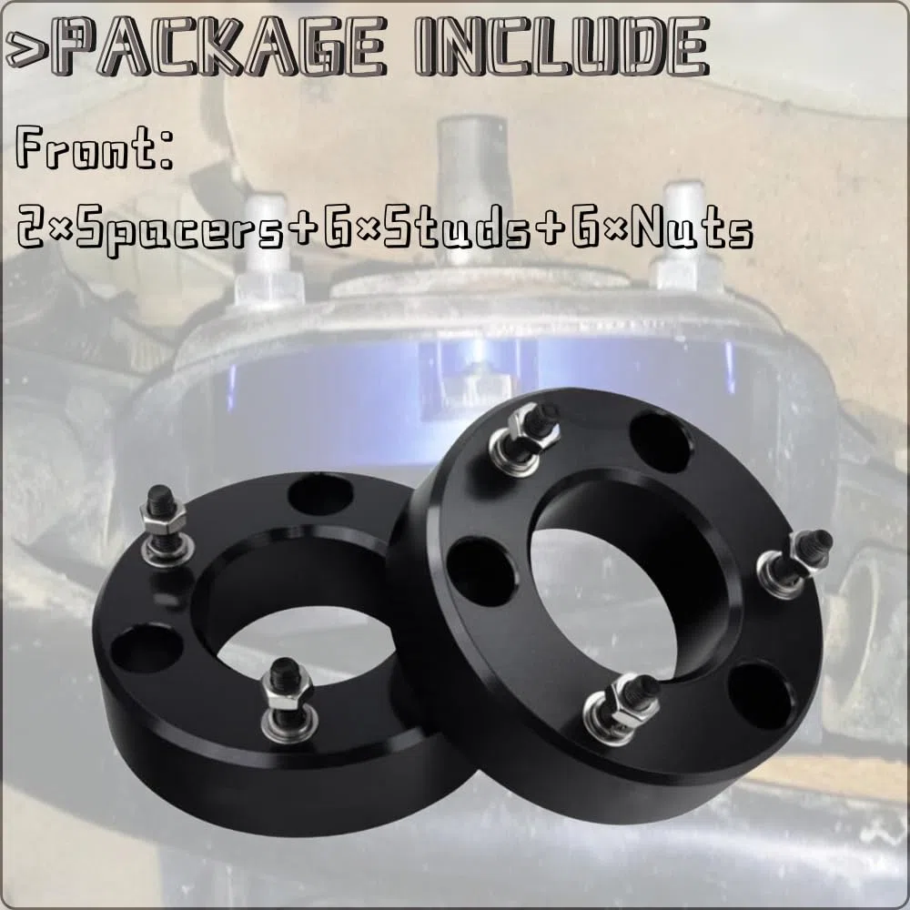 Kits de elevación de nivelación frontal para Maxus T60 para LDV T60 2016-2023 para S10 Max 2021-2023, espaciadores de elevación, amortiguadores de resorte de bobina (frontal)