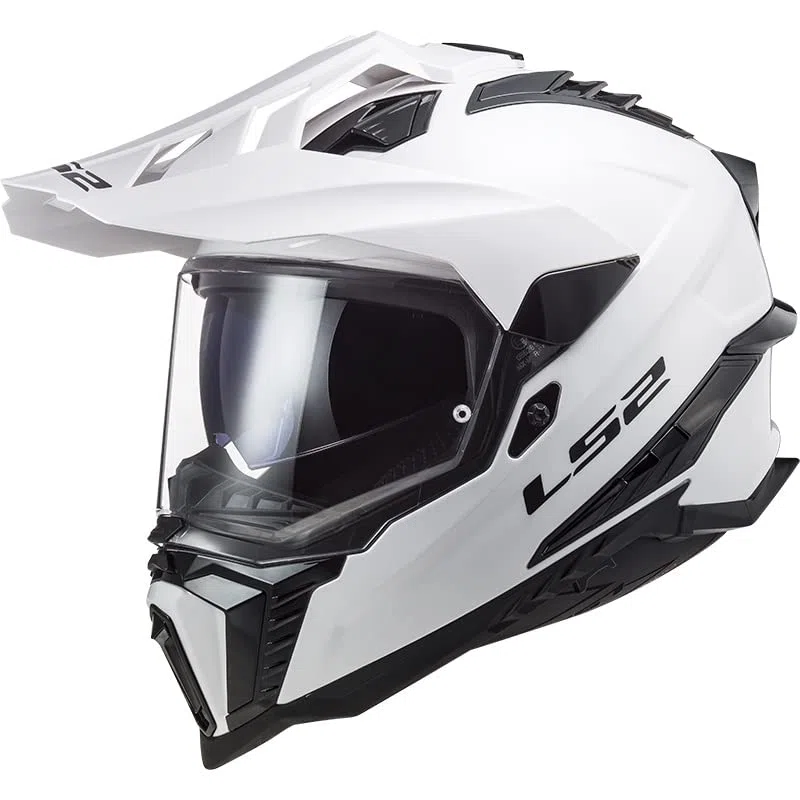 LS2, Casco Moto Cross Explorer Solid Gloss White