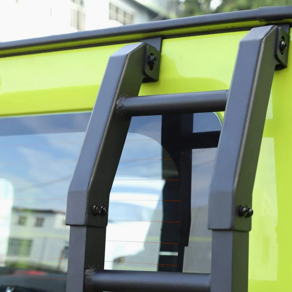 Escalera de puerta trasera de coche de aluminio para puerta trasera para Suzuki Jimny 2019 + cola trasera