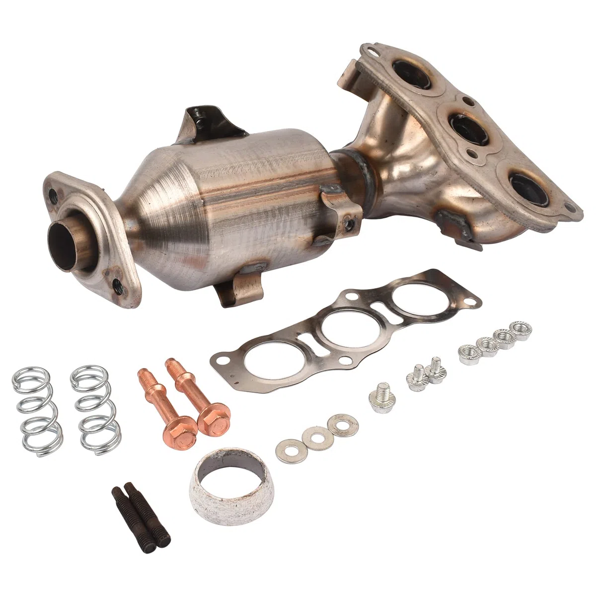 Convertidor catalítico con kit de montaje Reemplazo para CI-TROËN C1, 107 (PM_, PN_) 1.0 AYGO (_B1_) 1.0 2005-2014 1714040030 0342.L5