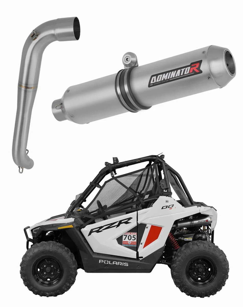 DOMINATOR Silenciador Escape MX compatible con RZR 200 2022-2025