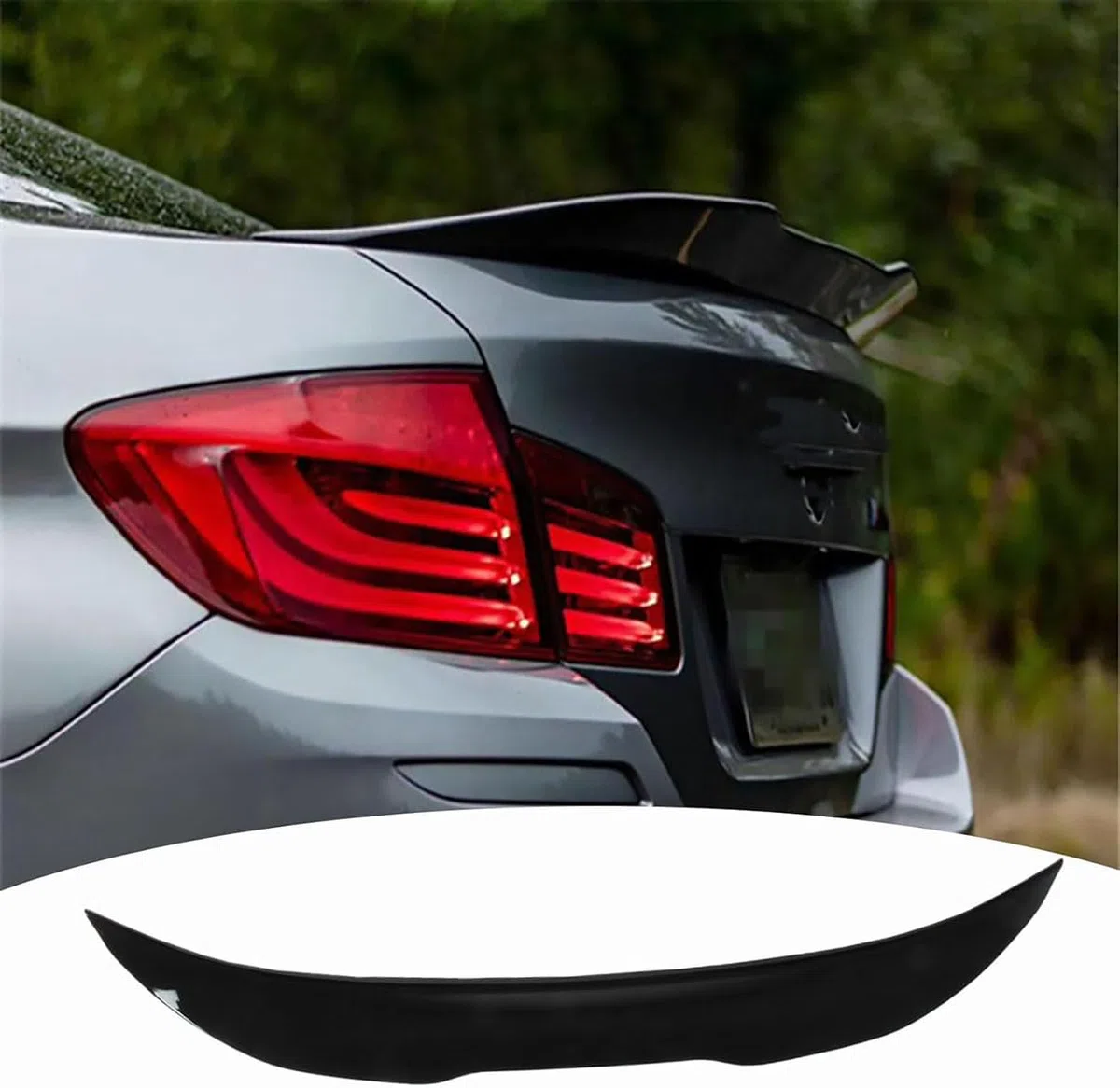 Coche Alerón Trasero para BMW 5 Series F10 520d 525d 530d 535d 523i 535i M5 2010-2016 PSM Style,Difusor de Parachoques Estilo Deportivo decoración del alerón Trasero Accesorios