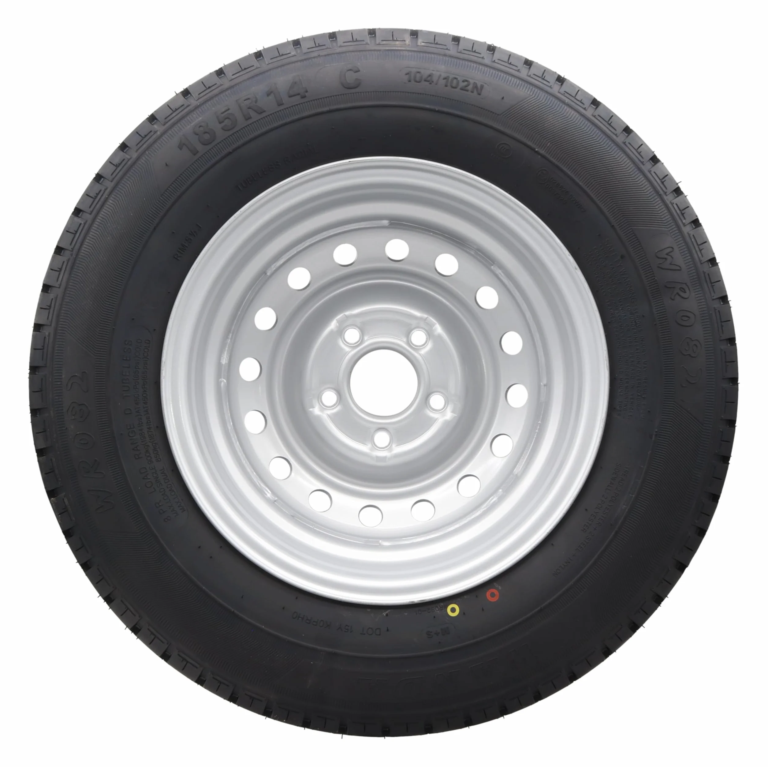 Rueda completa 185R14C 112 x 5 900 kg ruedas 14" 185/14 R 14 C rueda remolque neumático remolque remolque remolque