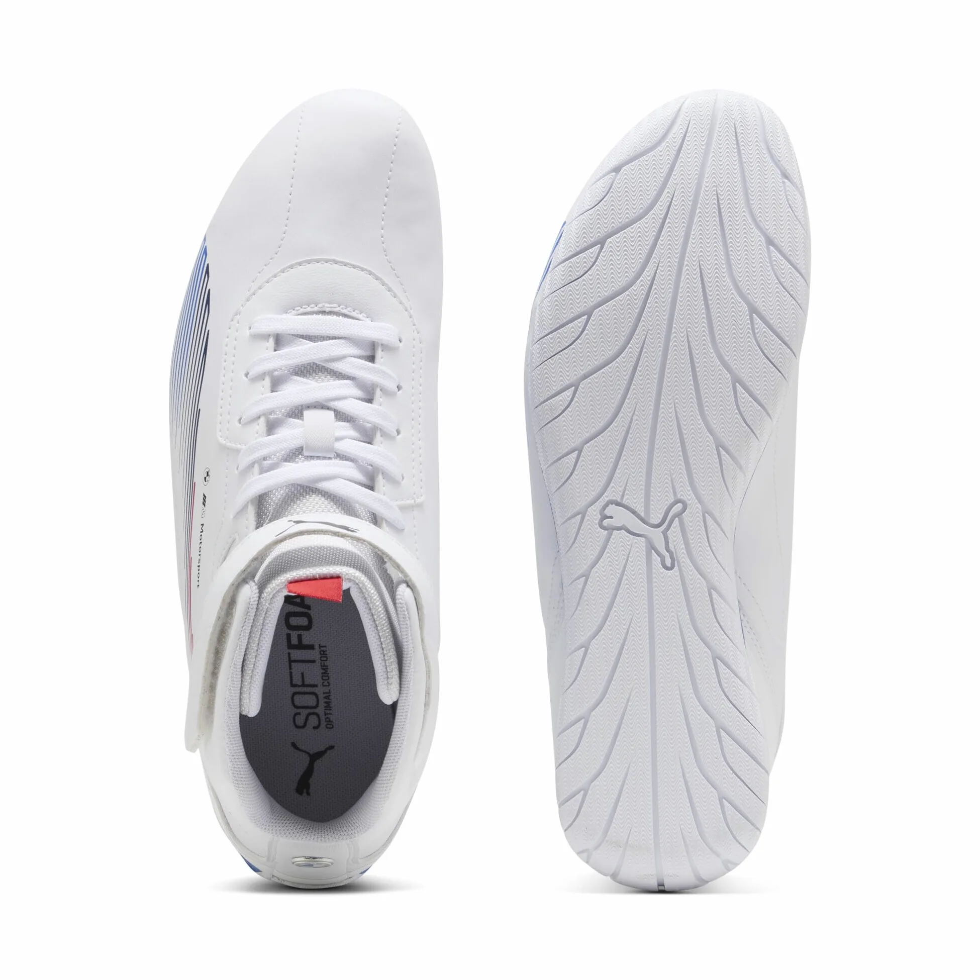 PUMA Zapatillas BMW M Motorsport Neo Cat Mid 2.0 44, White Cool Cobalt Blue