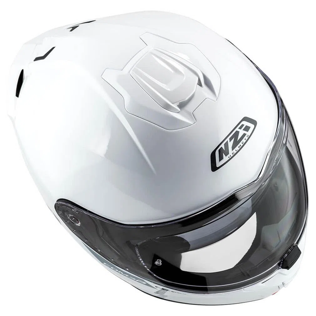 NZI Combi 3 Duo Blanco - Casco de Moto Modular Abatible con Visor Solar - Unisex Hombre y Mujer - Homologado P/J ECE 22.06
