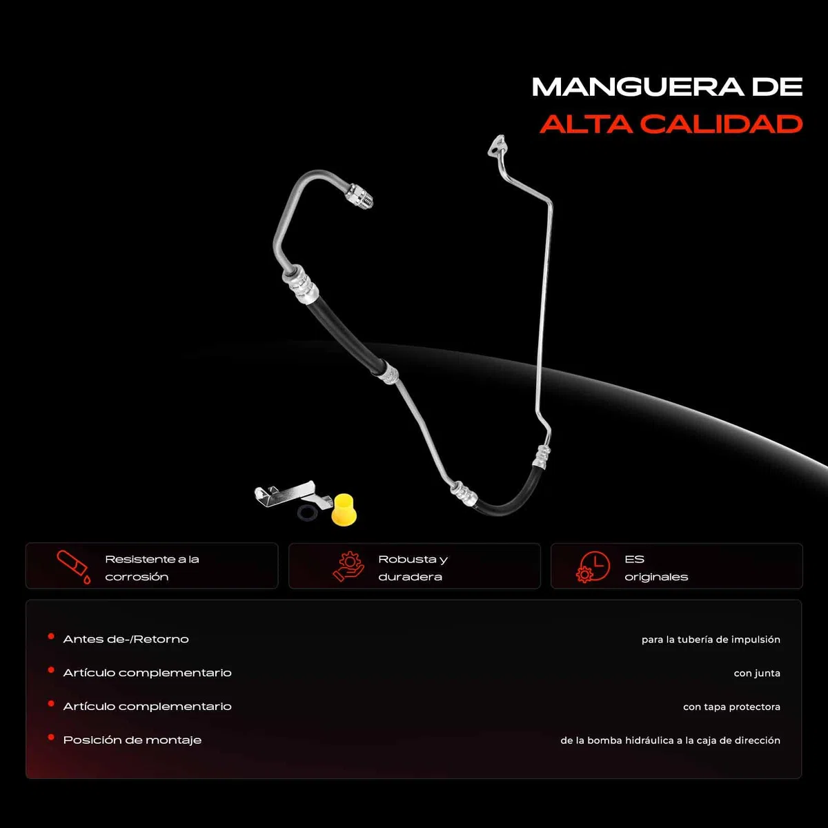 Frankberg Manguera de dirección asistida Compatible con Focus II DA DP HCP Focus C-Max DM2 Focus II Turnier DA DS FFS Focus II Berlina DB DH FCH Replace# 4M513A713AA,1469170