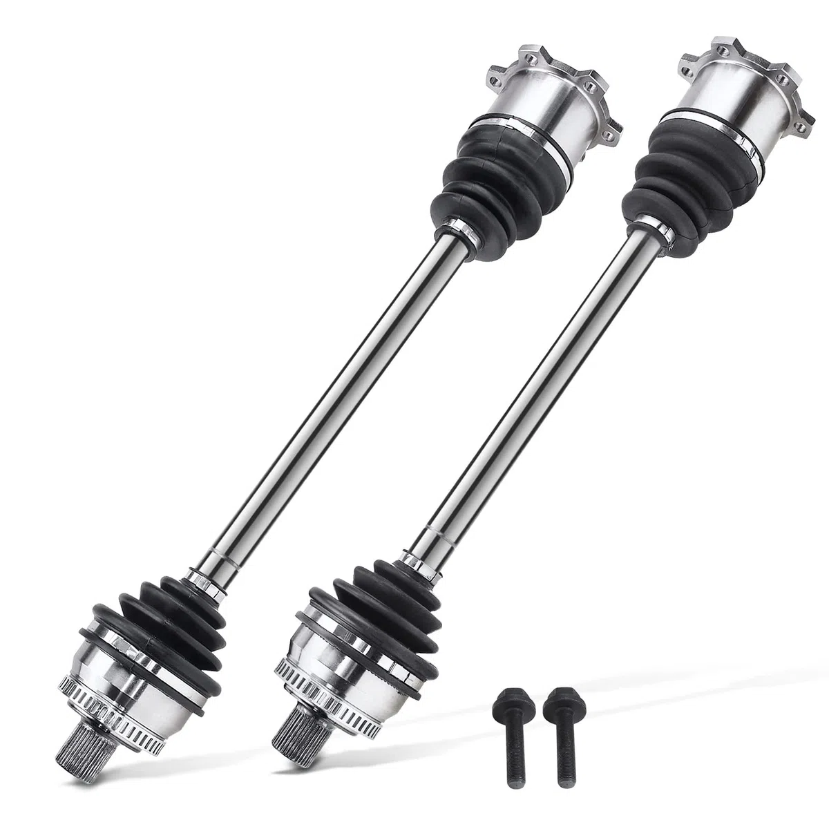 Frankberg 2x Eje motriz Eje de transmisión Caja de cambios manual Eje delantero Izquierda Derecha con ABS-Ring Compatible con A4 8E2 8EC A4 Avant 8E5 8ED Exeo 3R2 Replace# 8E0407451QX