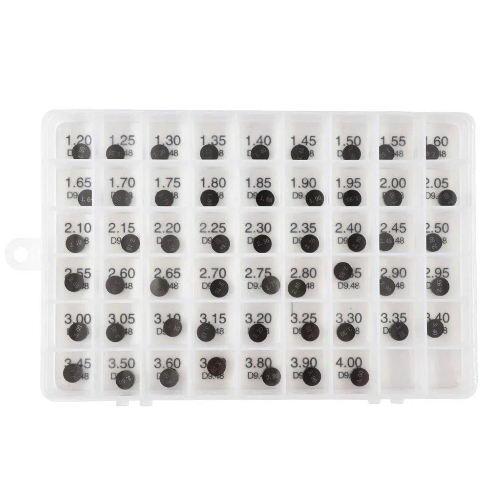 AHL- 52pcs 9.48mm Motocicleta Pastillas ajustable juego de válvulas Valve Shim kit para Kawasaki GPZ1100/ABS 1995-1996