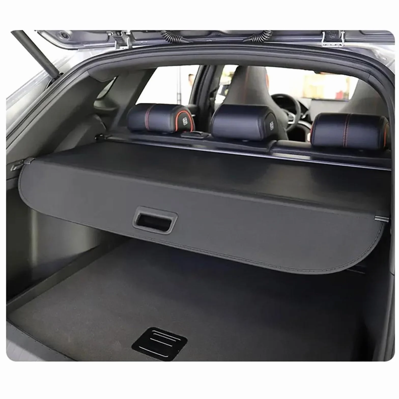 Genérico Bandeja RetráCtil Maletero Trasero Cubiertas Maletero Coche para Mercedes para Benz Clase B W246 160 180 2012-2018 Cortina Equipaje Refugio privacidad retráctil Carga(Black)