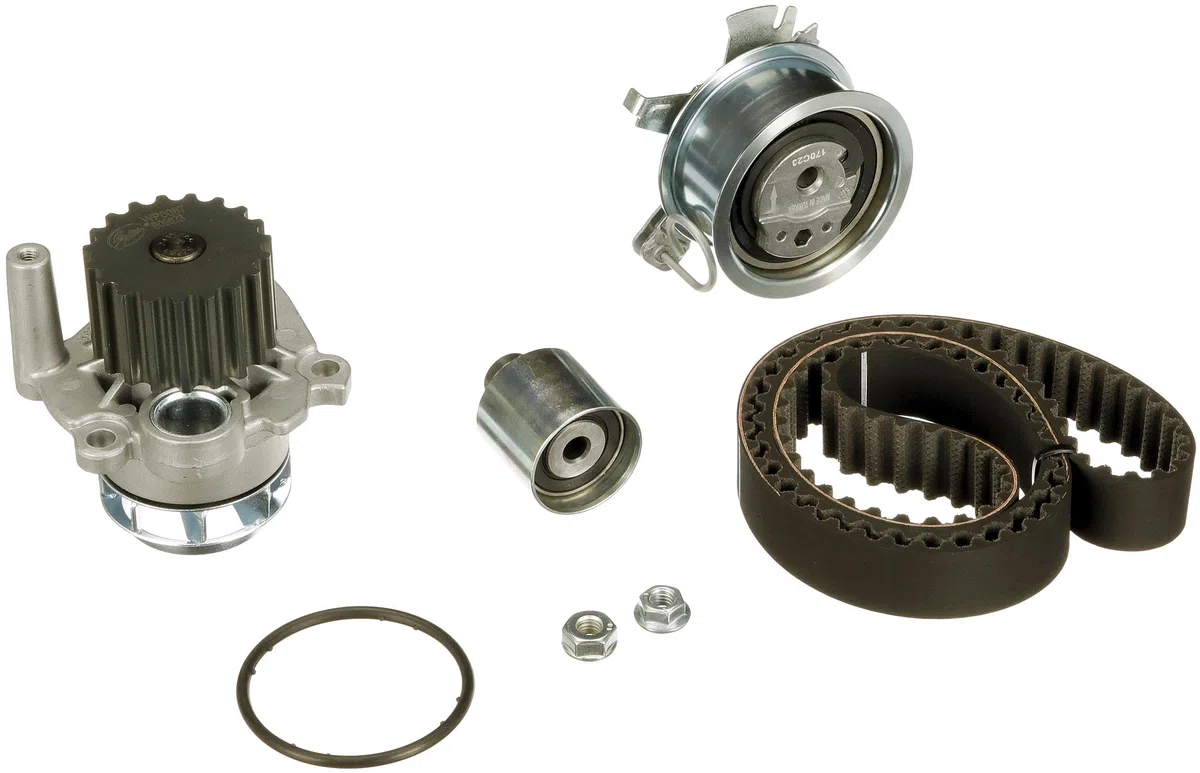 GATES KP55569XS-2 Bomba de agua + kit de correa de distribución Número de dientes: 120 30 mm con bomba de agua Compatible con SKODA Fabia II Combi 545 Octavia II Combi 1Z5, AUDI A3 Sportback 8PA, VW