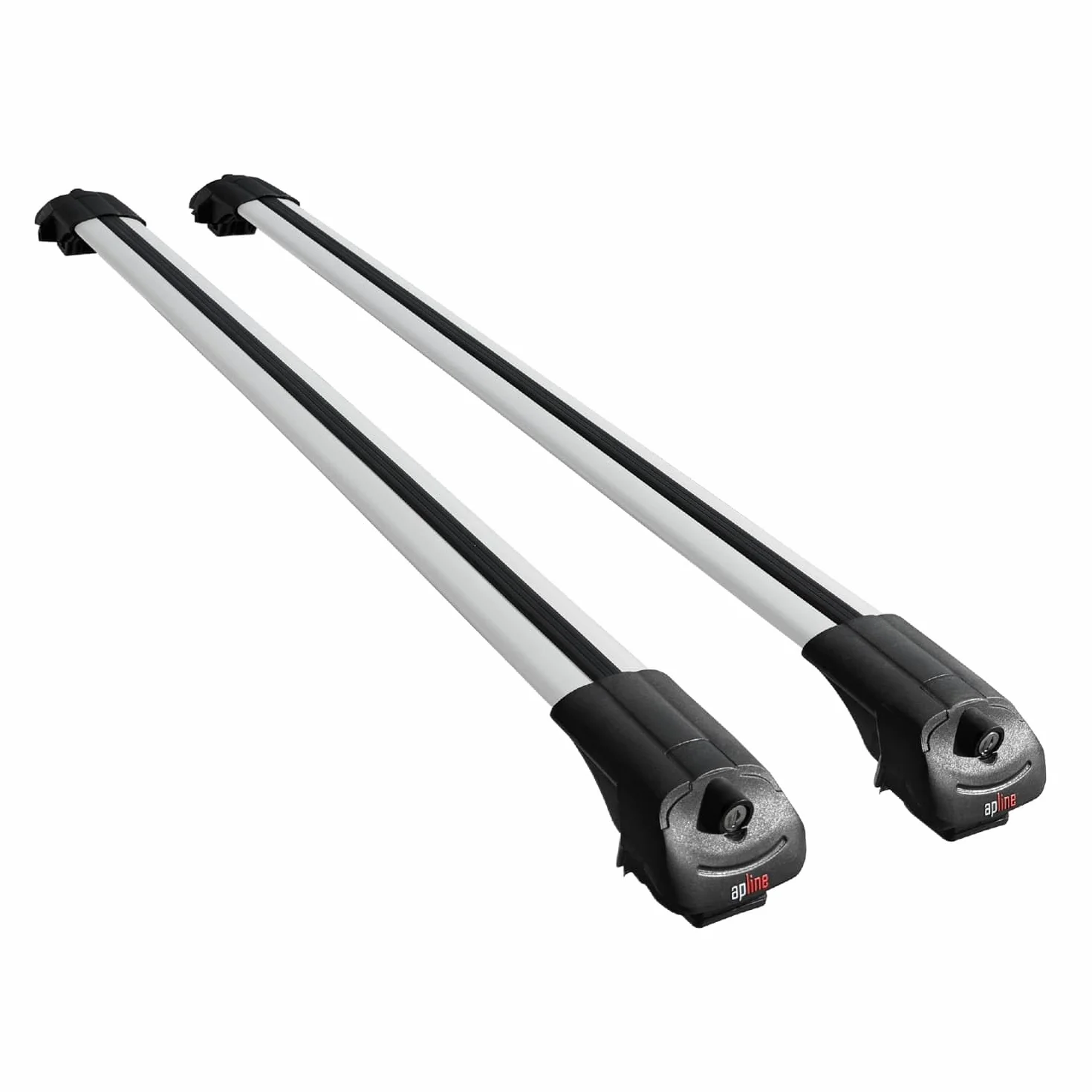 Compatible con Mercedes Clase M (W163) 1998 – 2005 Barras portaequipajes ACE-1, color gris