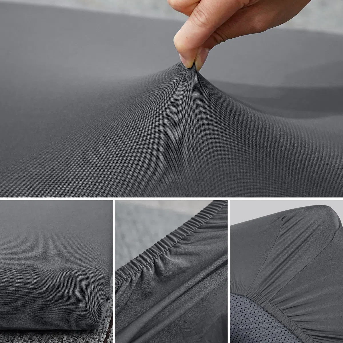 Sábana Bajera Repuesto para VW Grand California 680 3 Piezas, Lujo Sábana Ajustable para Autocaravana Cama Trasera, Loft Techo Emergente Accesorios para Autocaravana