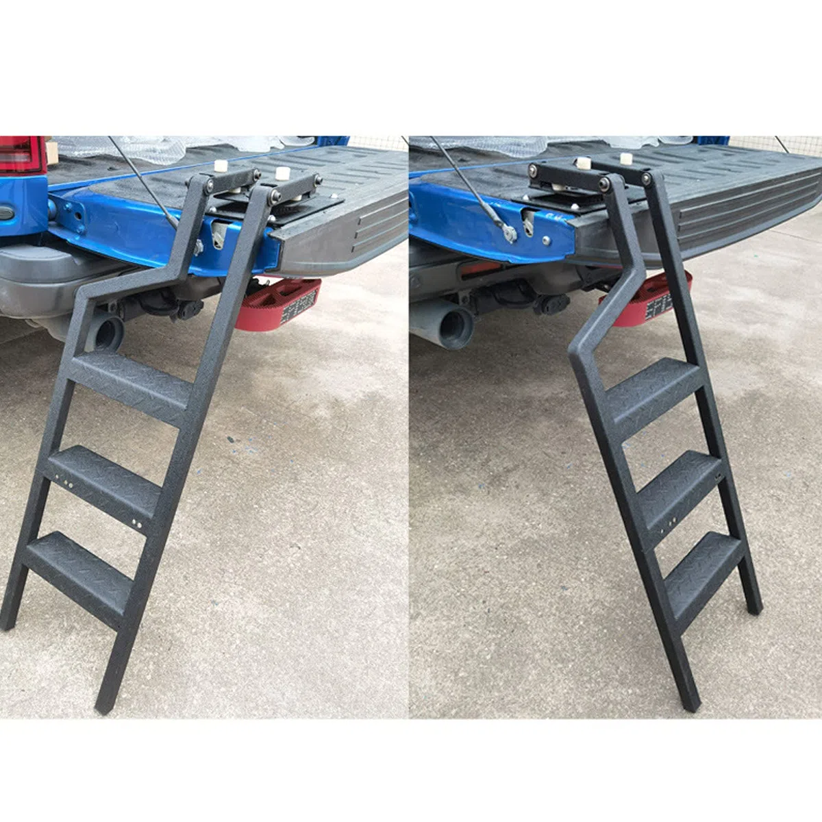 Escalera para portón Trasero para Ford Ranger 2012-2022 T6 T7 T8 MK2 MK3 Escalera de extensión, Multiposición y Plegable