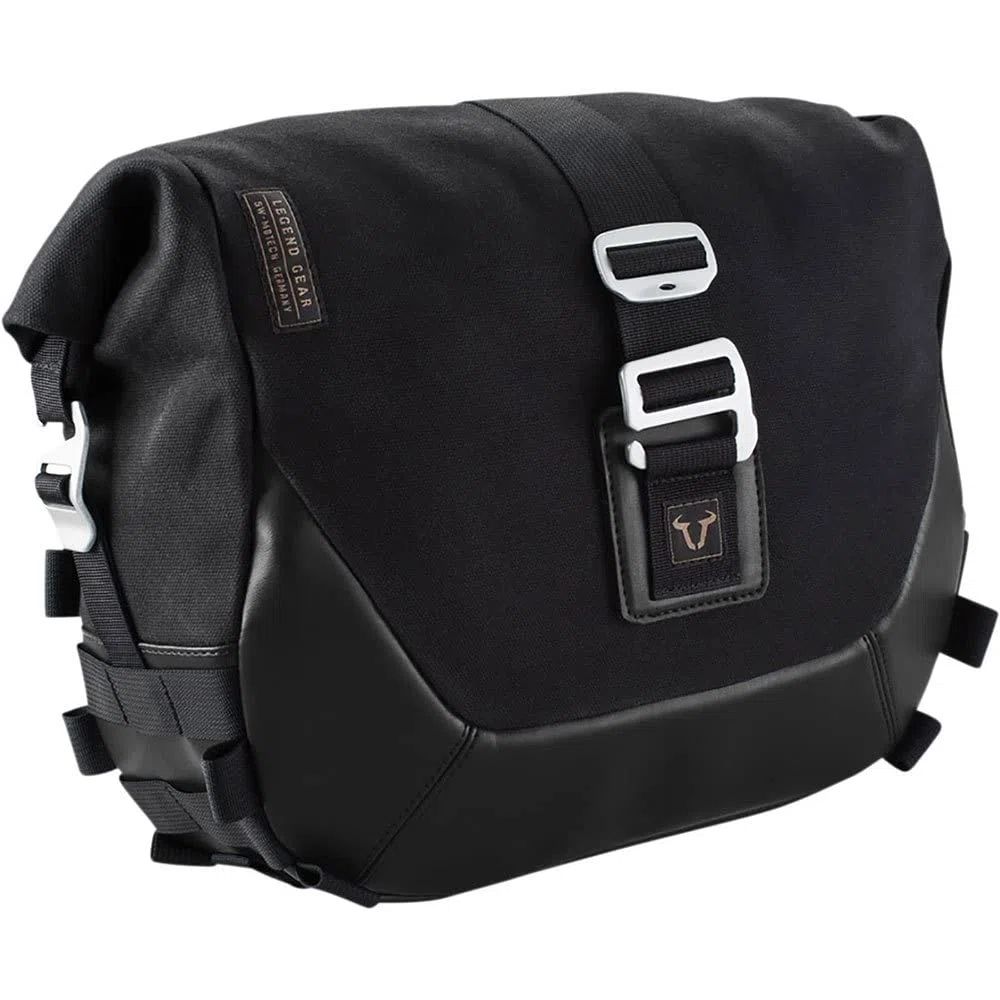 ALFORJA Lateral Izquierda Legend Gear Black Edition SW-MOTECH Negra 9,8L
