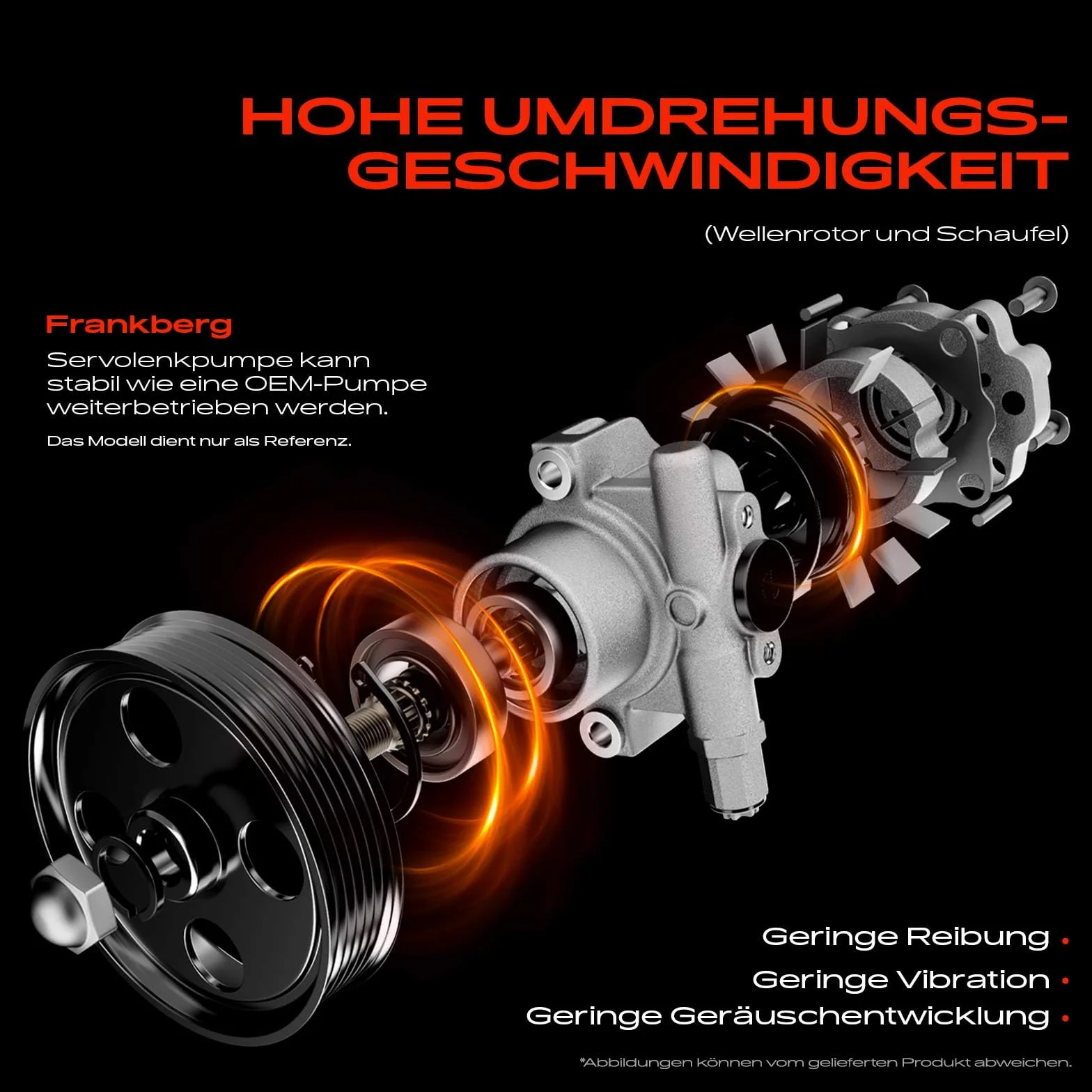 Frankberg Bomba de la dirección asistida Compatible con Primera P12 Primera Hatchback P12 Primera Touring WP12 Almera II N16 Replace# 49110AV700,491109F600